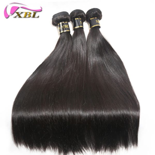 XBL Brazilian Mink Hair Hair Straight Virgin Hair Extensions