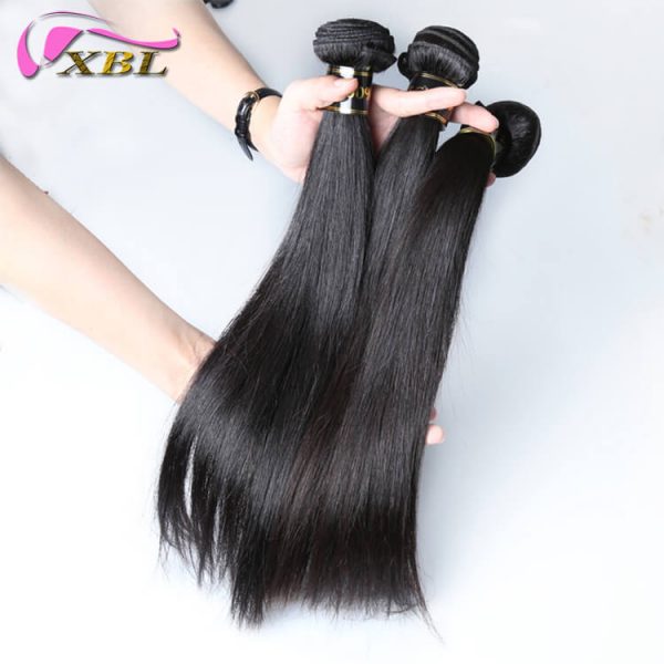 XBL Brazilian Mink Hair Hair Straight Virgin Hair Extensions