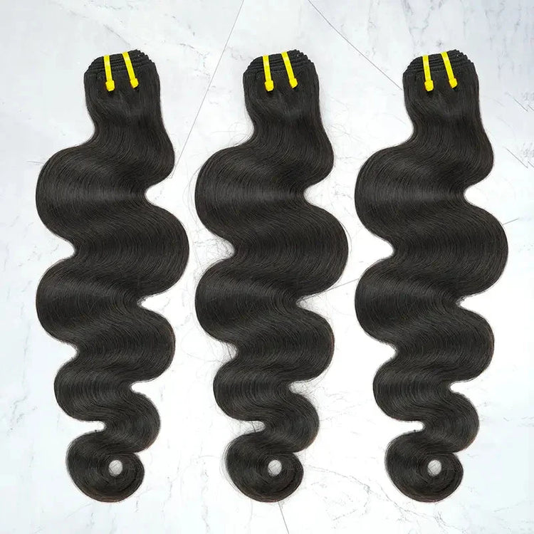 XBL Hair XBLhair Miss Fantastic Younger Raw Hair 3 Bundles Body Wave% One Donor Human Raw Hair