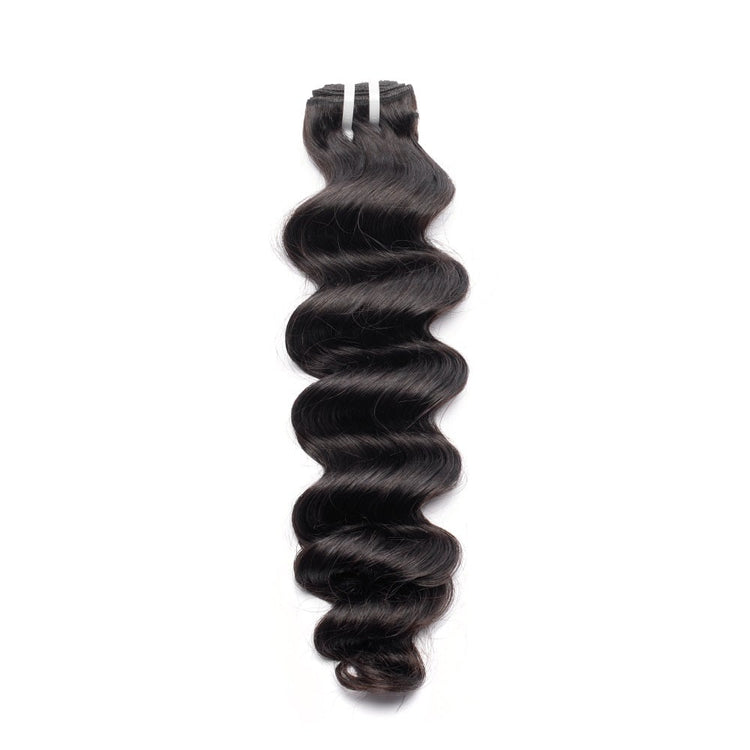 XBL Hair XBLhair Miss Flawless Brazilian Raw Hair Loose Deep Hair Unprocessed Hair One Bundle