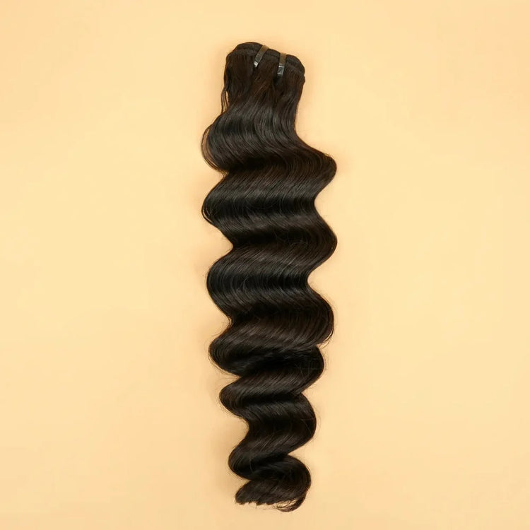XBL Hair XBLhair Miss Lovely Mink Hair Loose Deep Indian Hair Virgin Human Hair Extension One Bundle