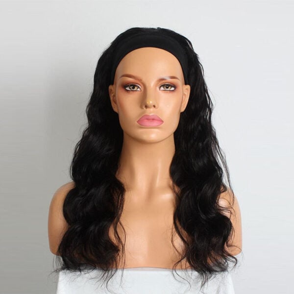 XBL Hair Miss Pretty% Density Body Wave Headband Wig Glueless Hair Wig