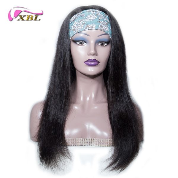 XBL Hair Miss Pretty% Density Headband Wig Glueless Hair Wig