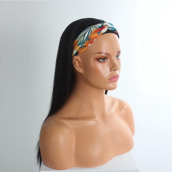 XBL Hair Miss Pretty% Density Straight Hair Headband Wig Glueless Hair Wig
