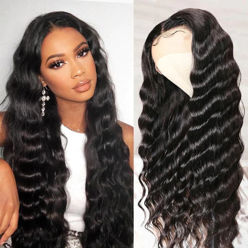 XBL Hair 13x4/13x6 HD Full Frontal Wig Loose Deep Wave Lace Front Wig Invisible HD Lace Wig