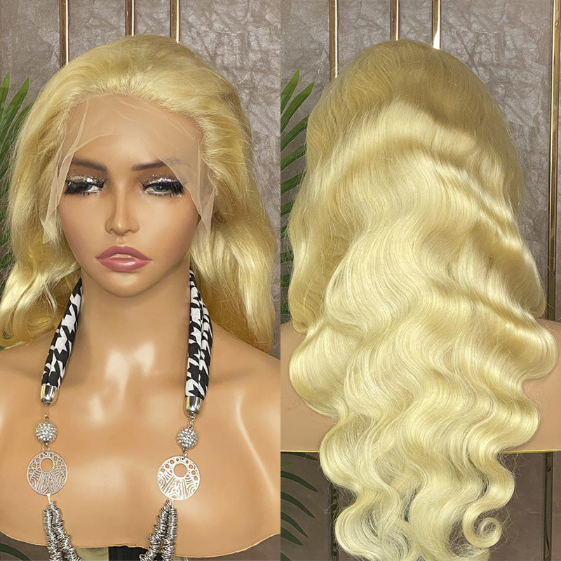 XBL Hair 613 Frontal Wig Blonde Body Wave Wig 13x4 Lace Front Wig