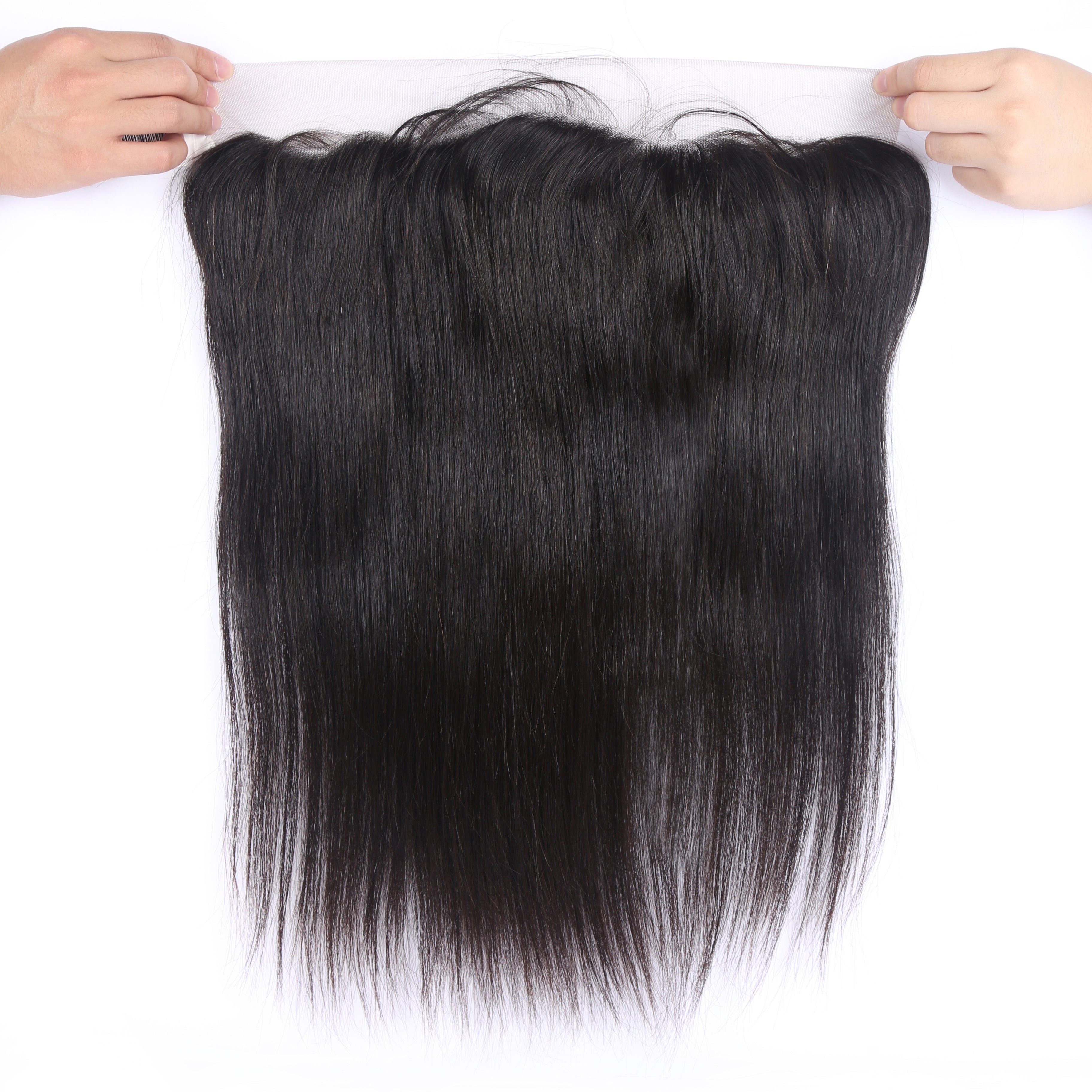 XBL Hair 13x4 Transparent Lace Frontal Straight Small Knots Preplucked Hairline