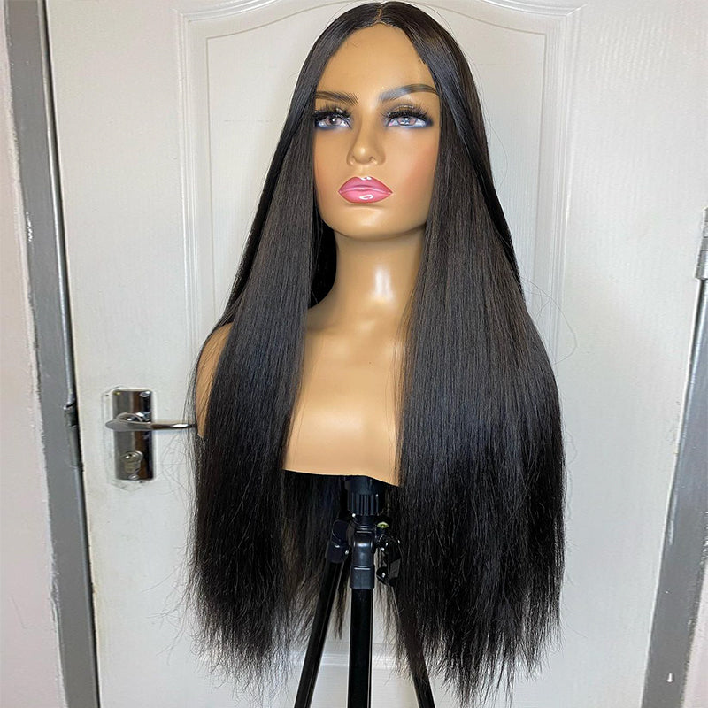 Straight Glueless Ready to Go Wig 5x5 HD Cloure Wig With Small Knots and Preplucked Hairline