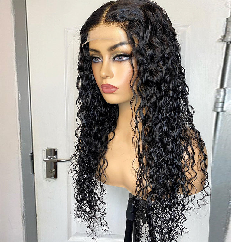 Water Wave Glueless Ready to Go Wig 5x5 HD Cloure Wig With Small Knots and Preplucked Hairline