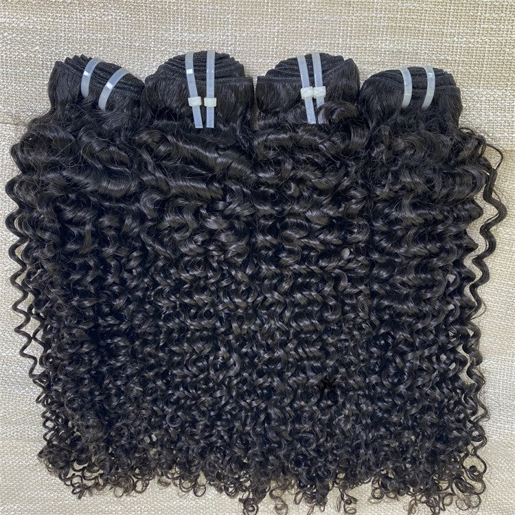 Raw Hair One Donor Hair 3 Bundles/Lot Curly Hair Weaves Hair Bundles