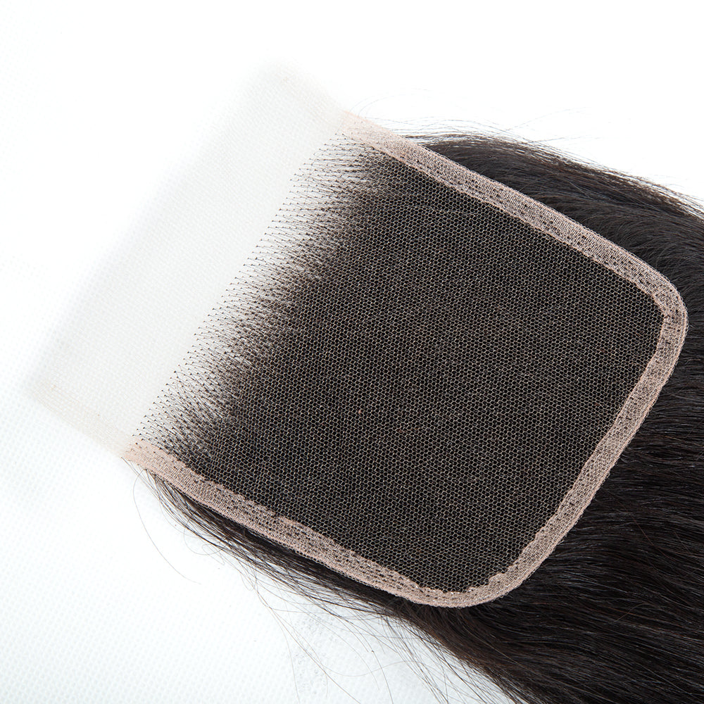 XBL Hair 4x4 HD Lace Cloure Straight Small Knots 100% Human Hair