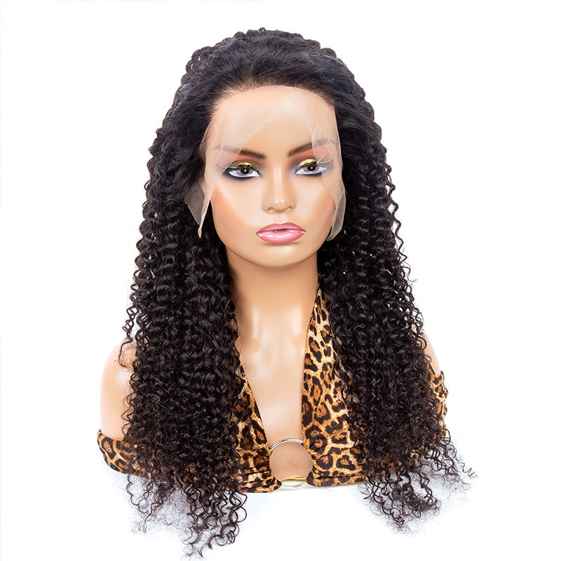 XBL Hair 13x4/13x6 Lace Front Curly Wig High Density HD Human Hair Frontal Wig Deep Curly Wig