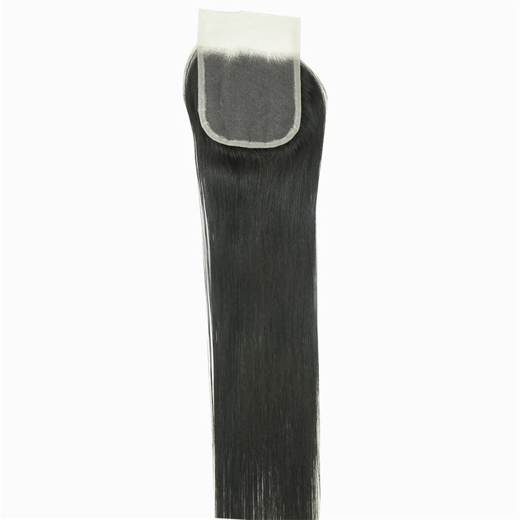 XBL Hair Miss Lovely 4x4 Transparent Lace Cloure Straight Small Knots% Human Hair
