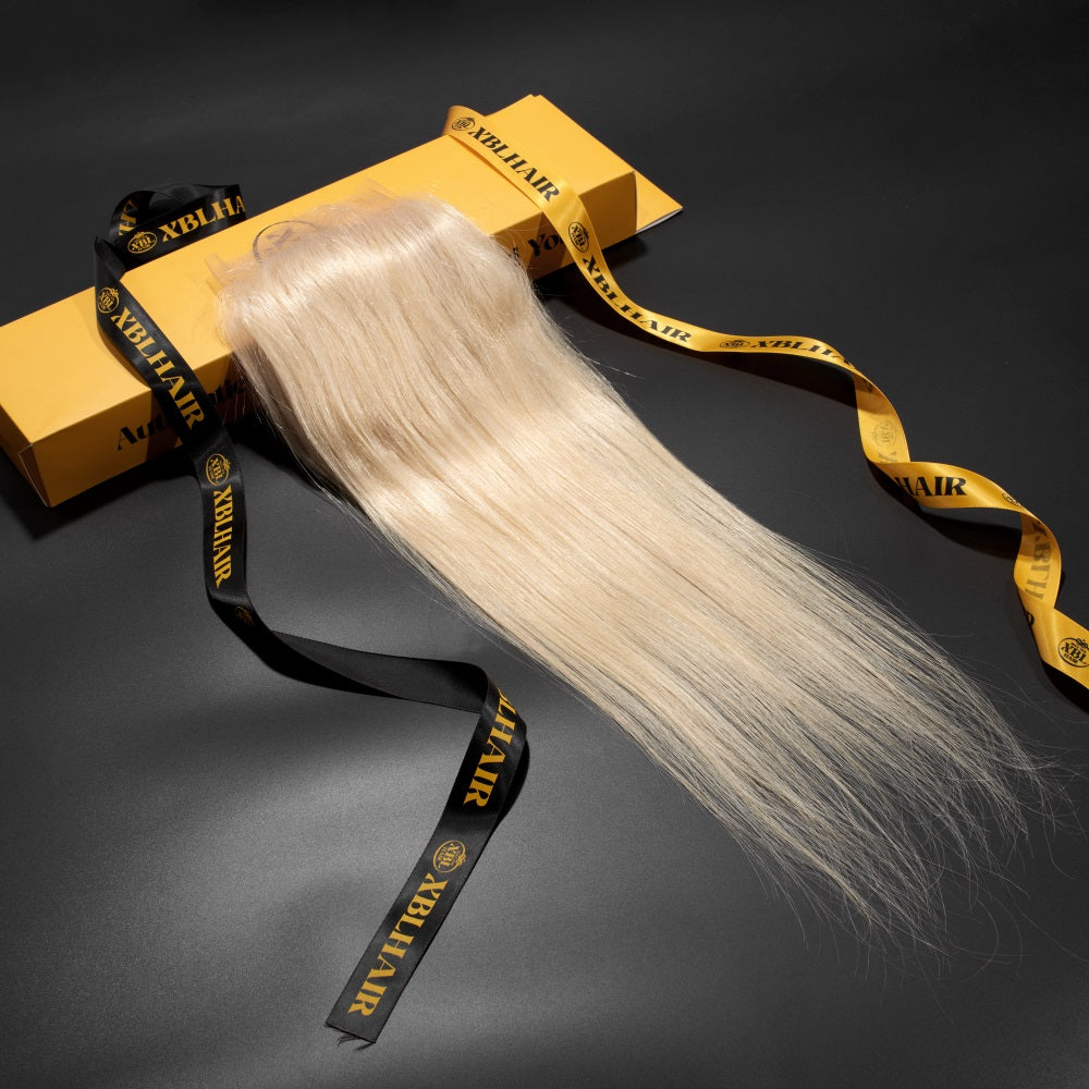 XBL Hair #613 Blonde 13x4 HD Lace Frontal Lisse d'une oreille à l'autre 