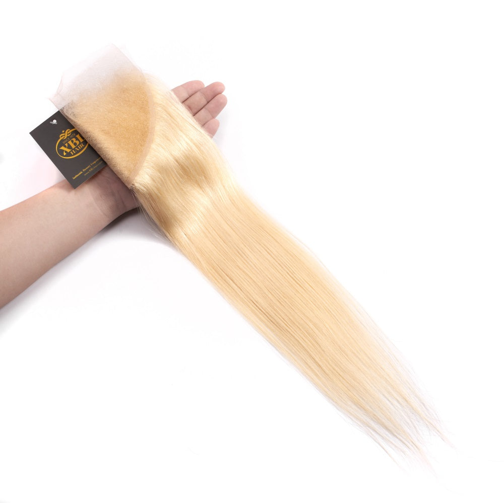 XBL Hair #613 Blonde 13x4 HD Lace Frontal Lisse d'une oreille à l'autre 