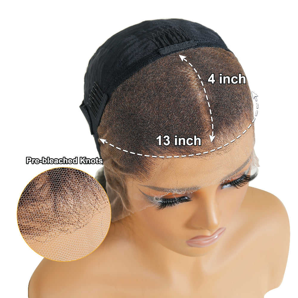 Perruque XBL Hair Deep Wave 13x4/13x6 HD Lace Front Wig, possibilité de réaliser une raie profonde 