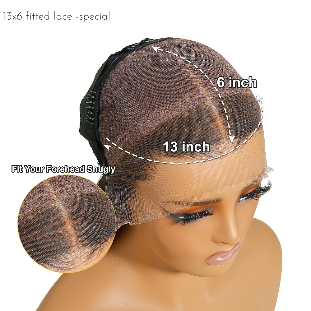 Perruque XBL Hair Deep Wave 13x4/13x6 HD Lace Front Wig, possibilité de réaliser une raie profonde 