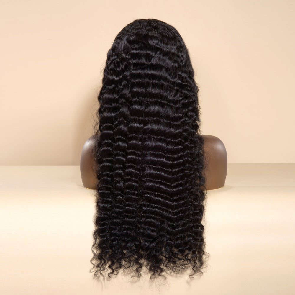 XBL Hair 13x6/13x4 Lace Front Pineapple Wave Wig 250% Density HD Human Hair Frontal Wig