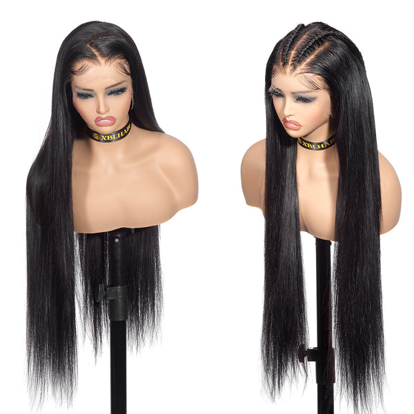 XBL Hair 3D Fitted Wig Straight Wave 13x6 HD Lace Frontal Small Cap Fit Your Forehead Snugly Wig with Baby Hair