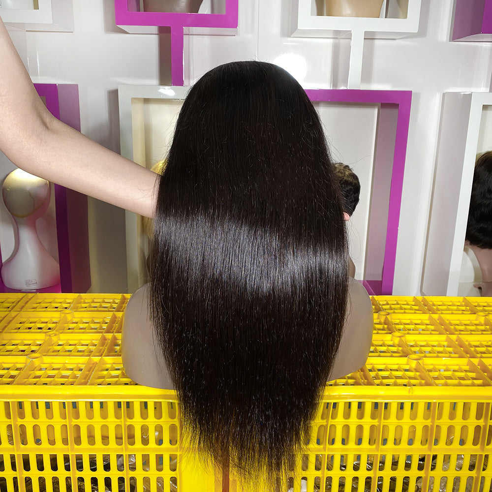 XBL Hair 250% Density Glueless Straight Hair Headband Wig Human Hair Wig For Black Women
