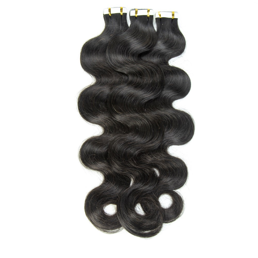 JP Hair Body Wave Human Hair PU Tape In Virgin Human Hair Extensions