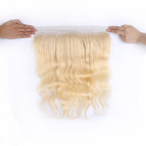 Top Quality 613 Blonde Body Wave Lace Frontal