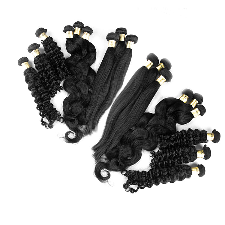 Raw Hair  Human Hair 18 Bundles Deal Free Shipping