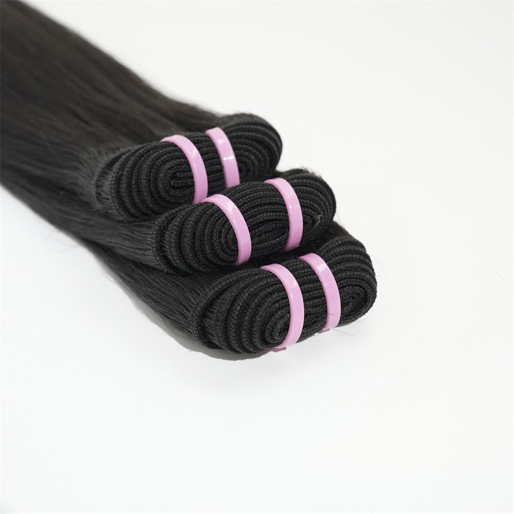 XBLhair Miss Fantastic Younger Raw Hair 3 Bundles Straight Wave 100% One Donor Human Raw Hair