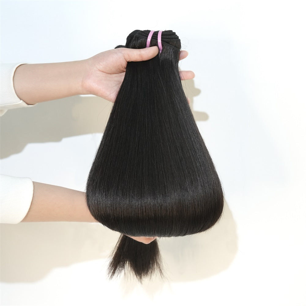XBLhair Miss Fantastic Younger Raw Hair 3 Bundles Straight Wave 100% One Donor Human Raw Hair