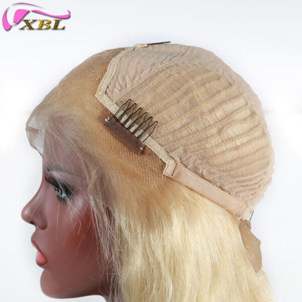 Transaprent Lace13x4 613 Blonde Straight Lace Frontal Wig