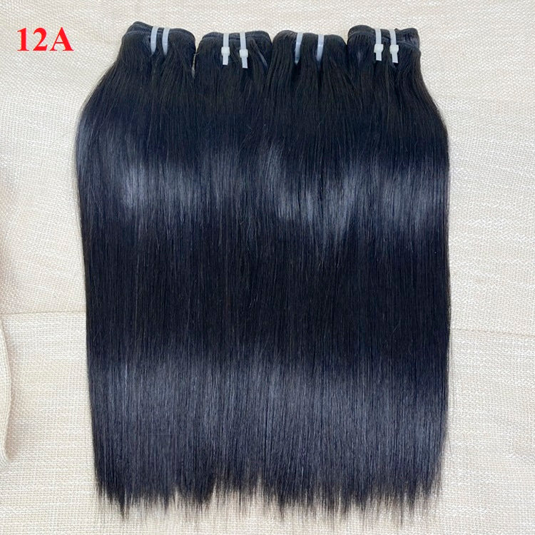XBL Hair 9A/10A12A 5x5 Lace Closure with Bundles Straight Hair 3 Bundles with Closure