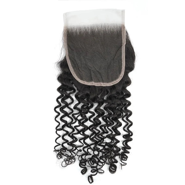 XBL Hair Miss Flawless 5x5 HD Lace Cloure Curly Wave Bleached Small Knots 100% Human Hair