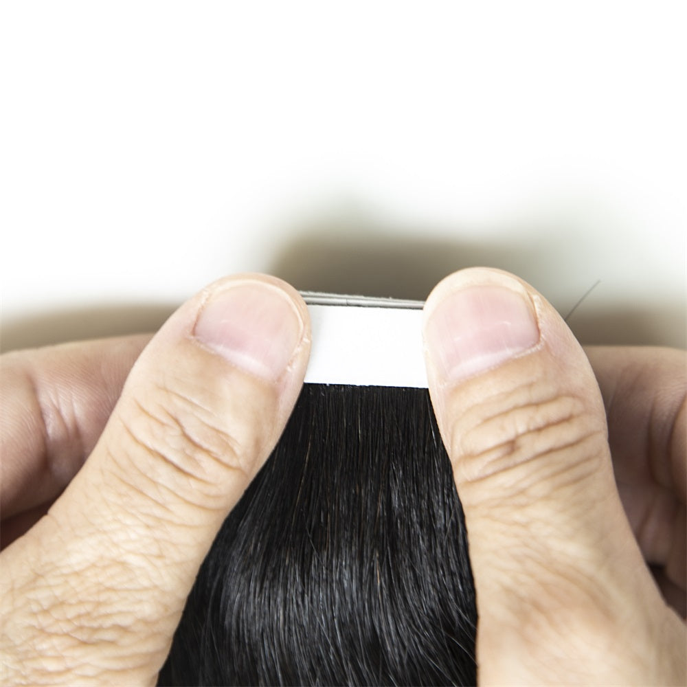JP Hair Tape In Hair Extensions 100% Mink Virgin Straight Human Hair Tape Ins Hair Extensions