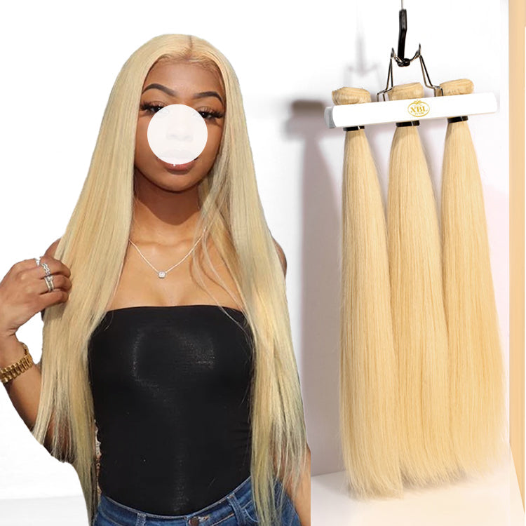 Ofertas de 3 paquetes de cabello rubio liso Miss Flawless 613 