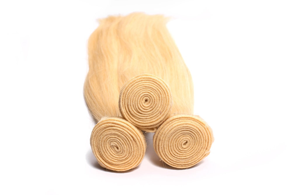 Ofertas de 3 paquetes de cabello rubio liso Miss Flawless 613 