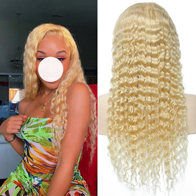 613 Color 13×4 Lace Frontal Wig Deep Wave Wigs