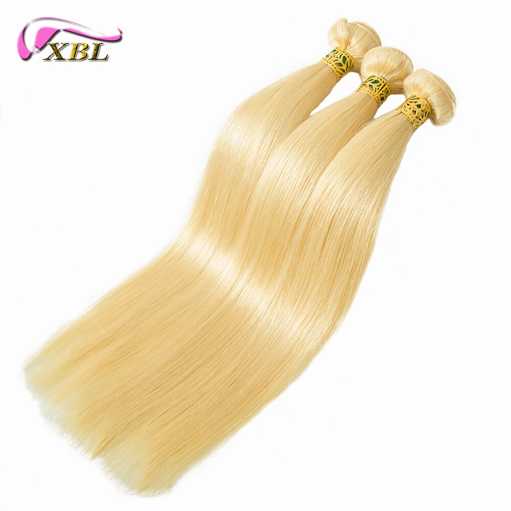 613 Blonde Straight Hair 3 Bundle Deals