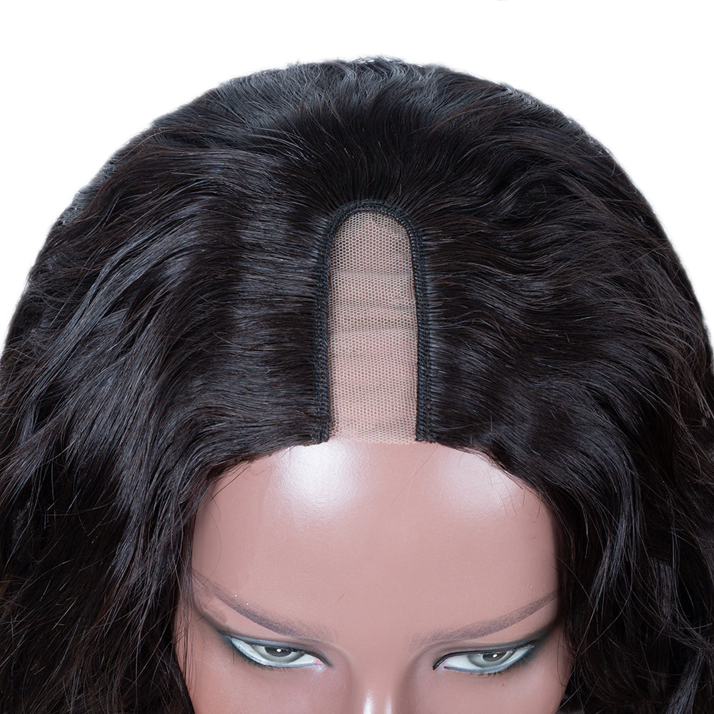 XBL Hair 250% Density Glueless U Part Wig Silk Straight Wig 100% Human Hair Wigs For Women
