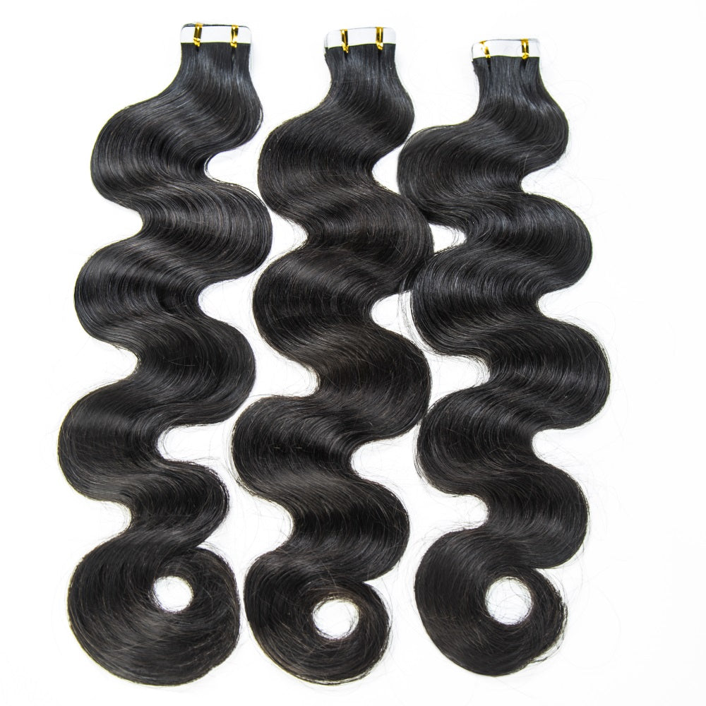 JP Hair Body Wave Human Hair PU Tape In Virgin Human Hair Extensions