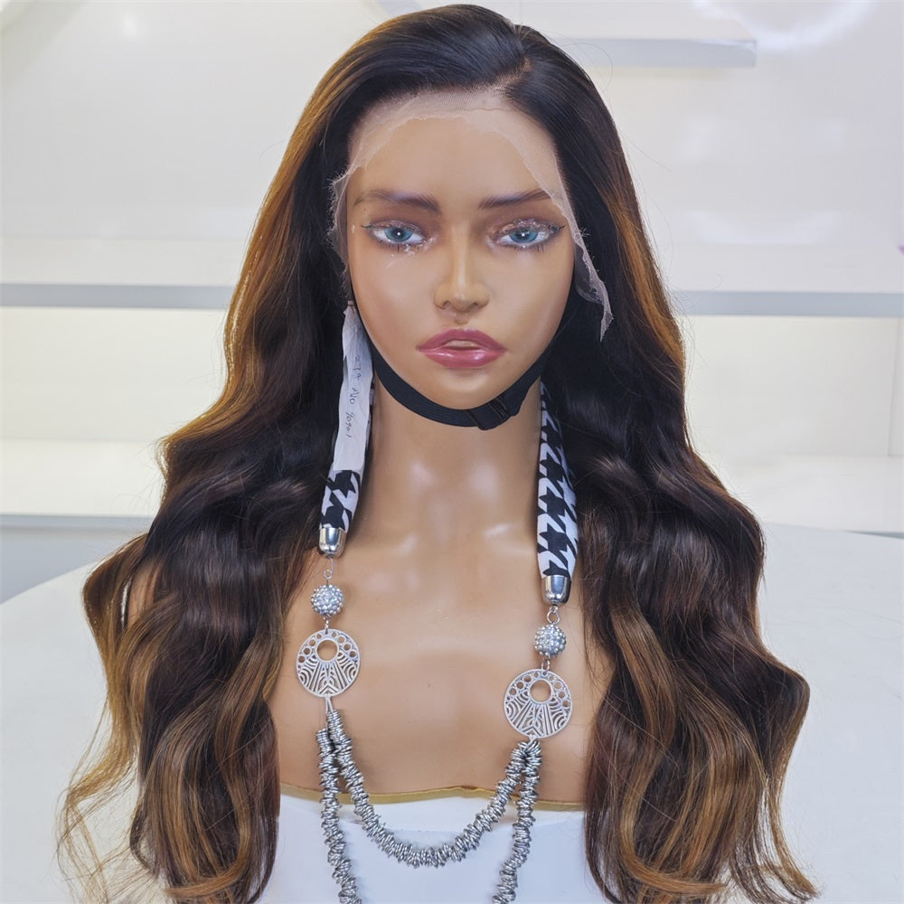 XBL HAIR Stylist Wig A10 Colored Glueless Ready to Go Wig 5x5 HD Wig Preplucked Hairline Bleached Knots