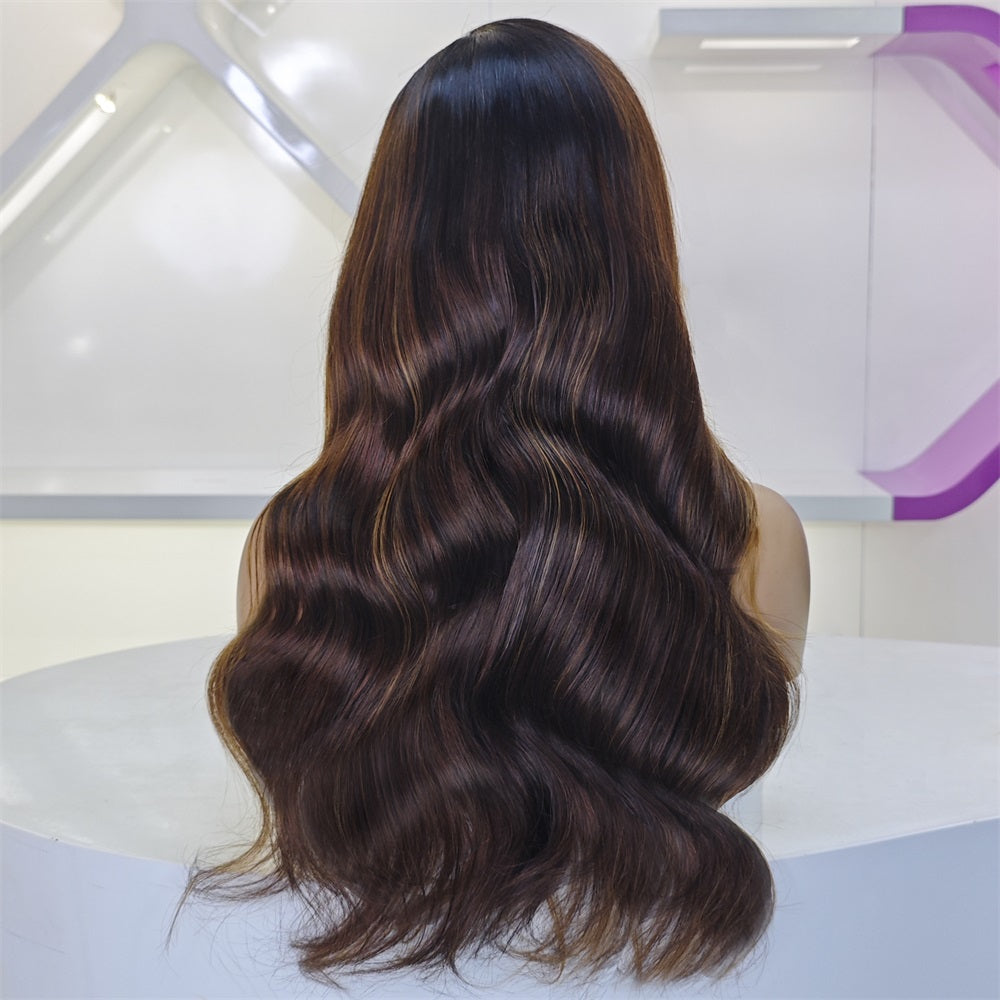 XBL HAIR Stylist Wig A10 Colored Glueless Ready to Go Wig 5x5 HD Wig Preplucked Hairline Bleached Knots