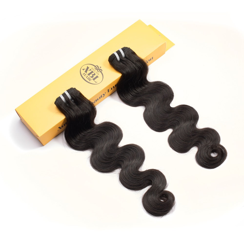 XBLhair Flawless Unprocessed Human Hair Body Wave Wholesale Brazilian Hair 3pcs-70pcs