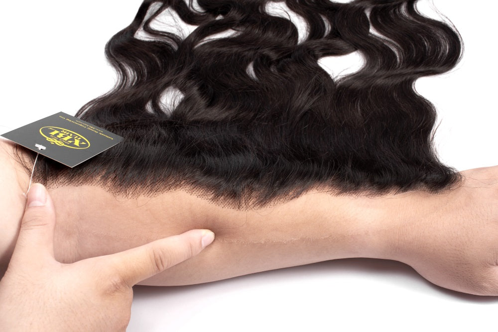 XBL Hair 13x6 HD Lace Frontal Body Wave Small Knots Preplucked Hairline