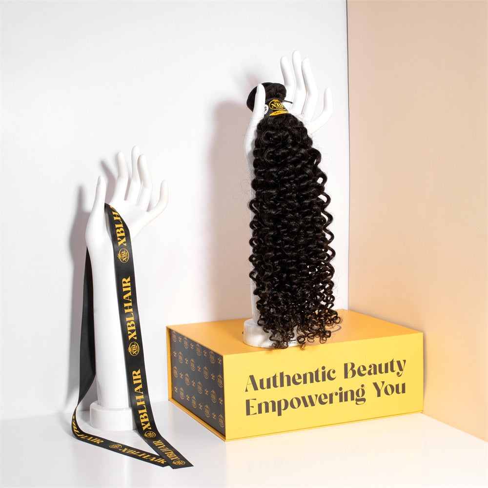 XBLhair Lovely Mink Hair Curly Unprocessed Original Brazilian Human Hair
