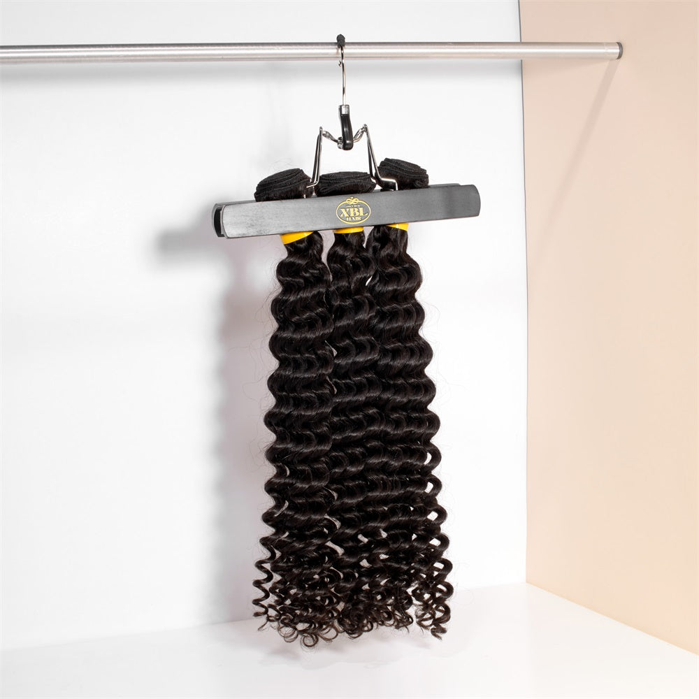 XBLhair Lovely Mink Hair TopSelling 3 bundles deal Deep Wave