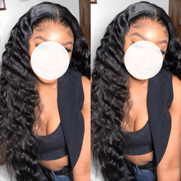 High density Glueless Wig 5x5 HD lace pineapple wave with bleached knots& preplucked