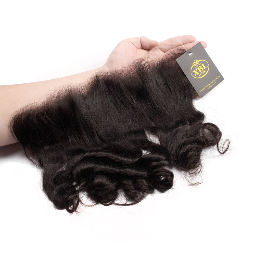 XBL Hair 13x4 HD Lace Frontal Loose Wave Small Knots Preplucked Hairline