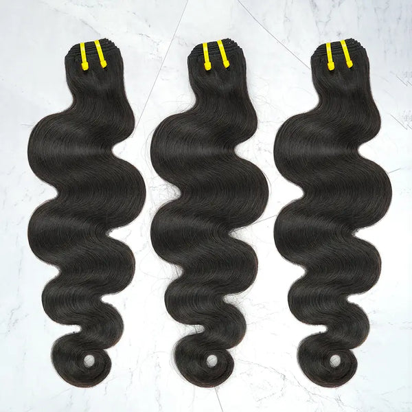 XBLhair Miss Fantastic Younger Raw Hair 3 Bundles Body Wave 100% One Donor Human Raw Hair