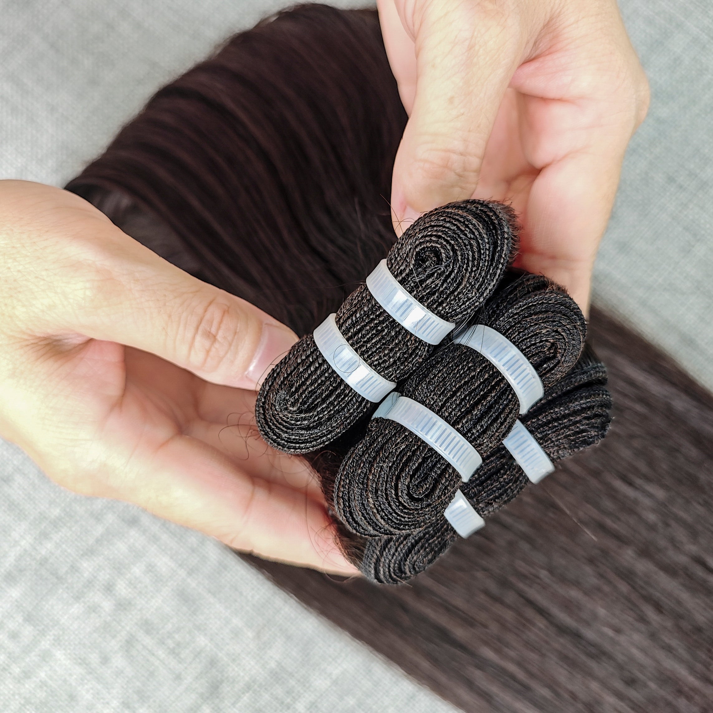 Extensiones de cabello virgen liso sin procesar de XBLhair