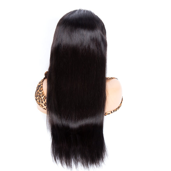 XBL hair Wholesale Glueless Wig Straight 13x4 HD Lace Frontal Wig Bleached Knots Pre-plucked Human hair Wig